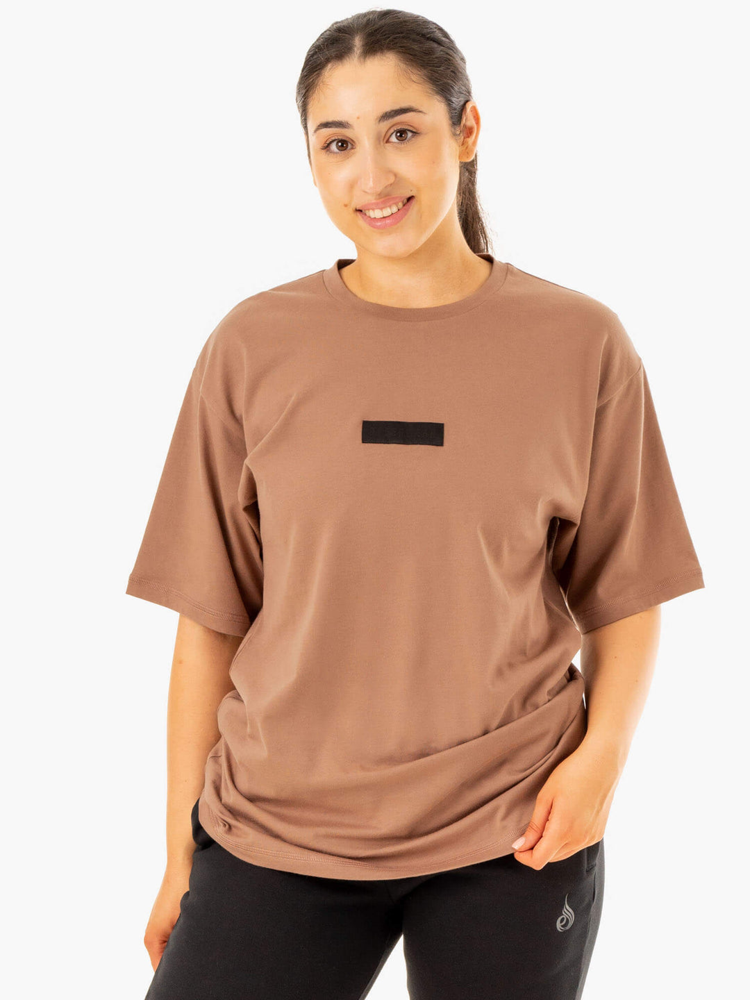 Unisex Oversized T-Shirt - Mocha Clothing Ryderwear 