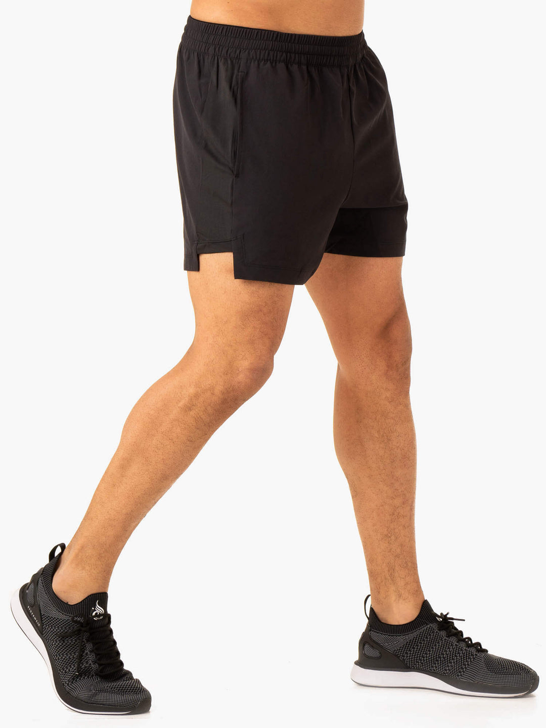 Vital Gym Short - Faded Black Clothing Ryderwear 