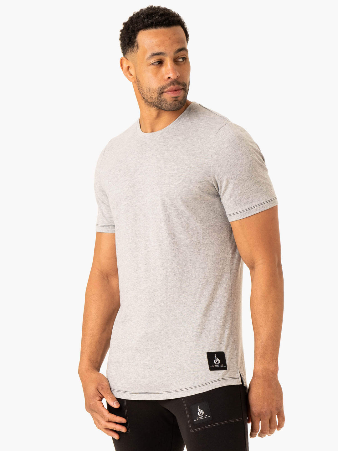 Vital T-Shirt - Grey Marl Clothing Ryderwear 