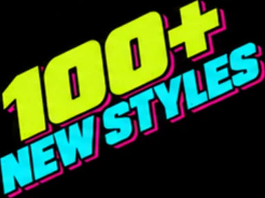 100+ new styles